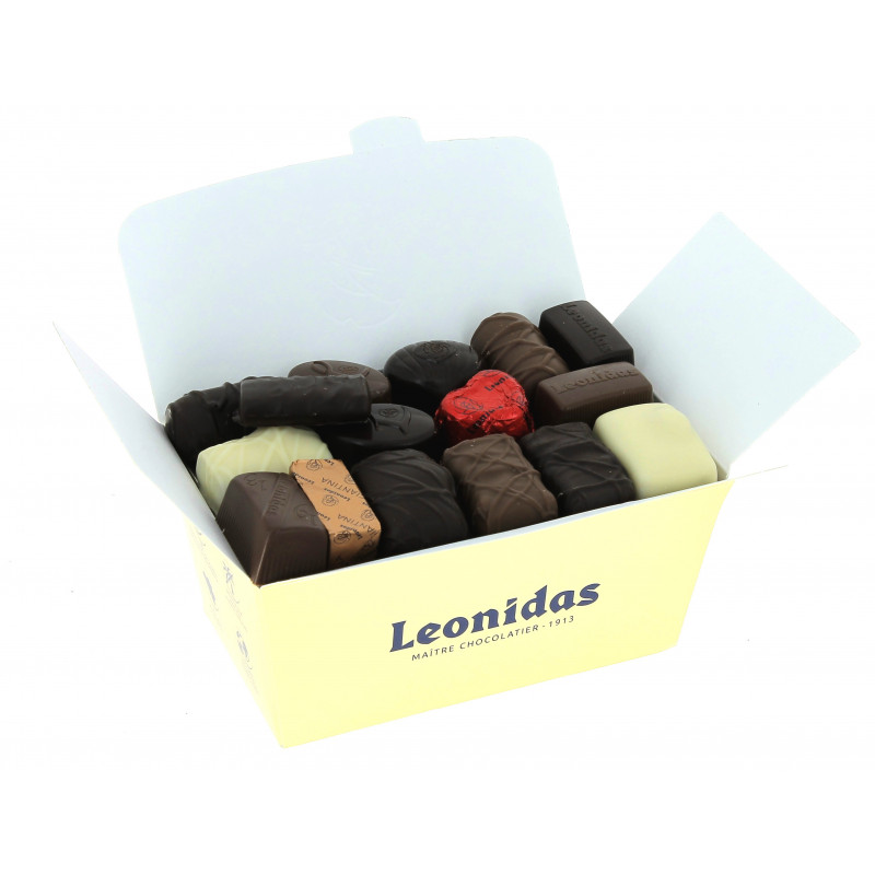 Carton de 18 ballotins 500g Chocolats Léonidas casher.