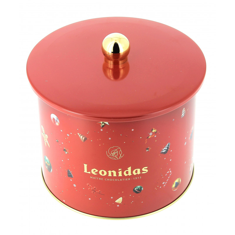 Bonbonnière garnie de 920 g de chocolats Leonidas