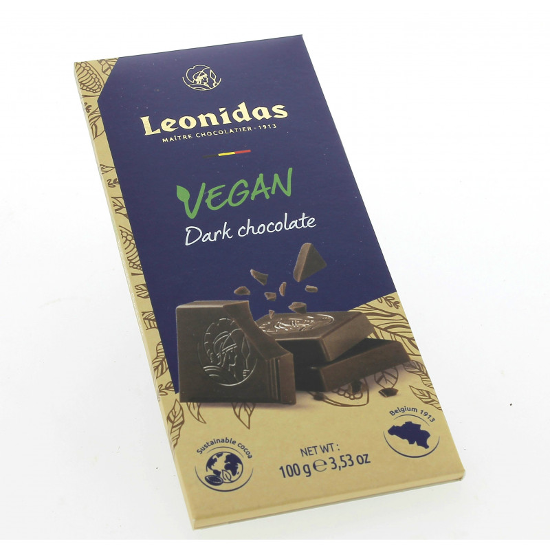 Tablette végan chocolat Leonidas noir 100 g